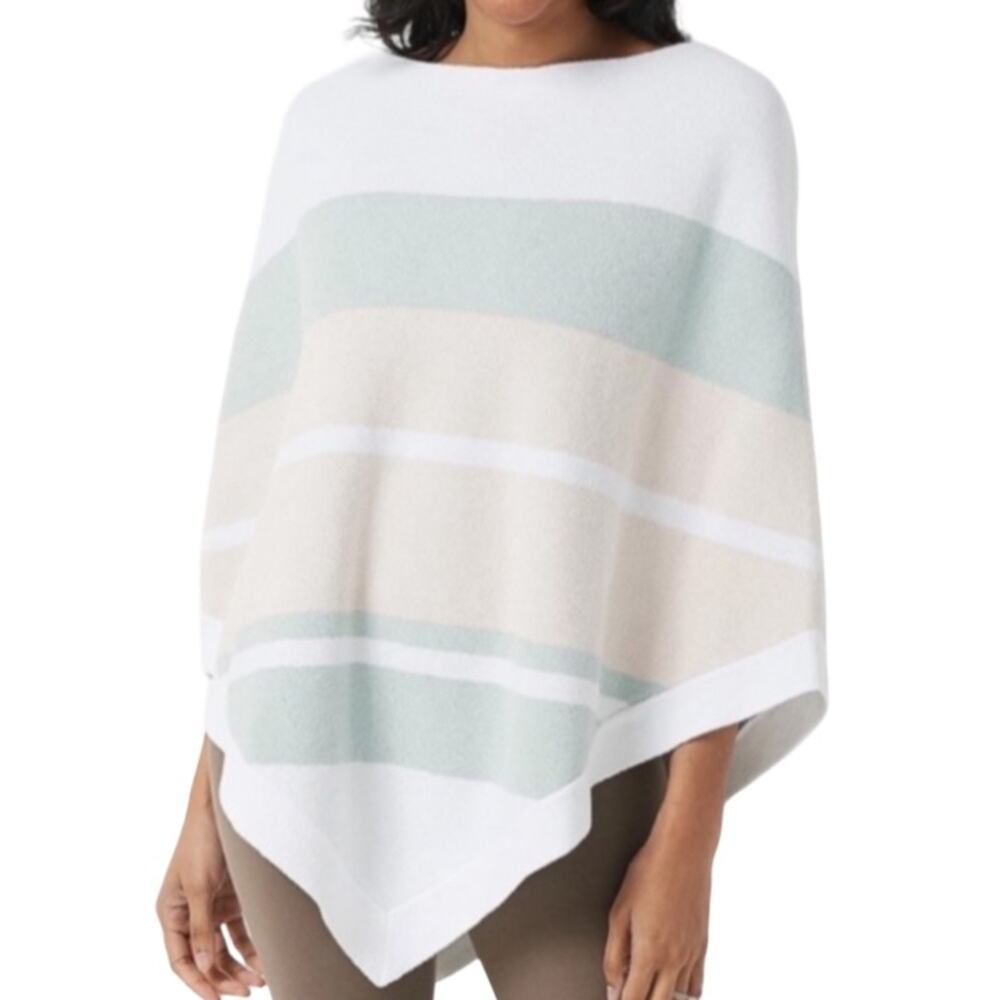 Barefoot Dreams CozyChic Ultra Lite Ocean Breeze Poncho